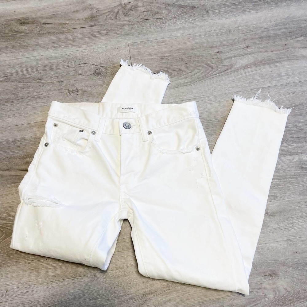 Moussy Vintage white jeans